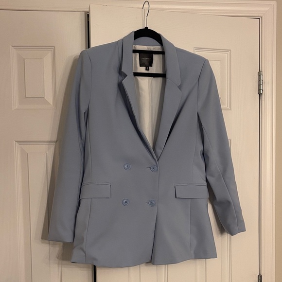 Dynamite | M | Light Blue Women's Blazer - Picture 3 of 9
